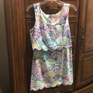 Lilly Pulitzer crop top and skirt. Oh Shello